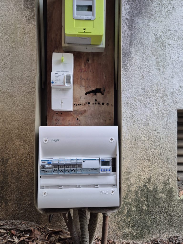 Nouveau Tableau Electrique Luminaires extérieurs Les Veneurs
